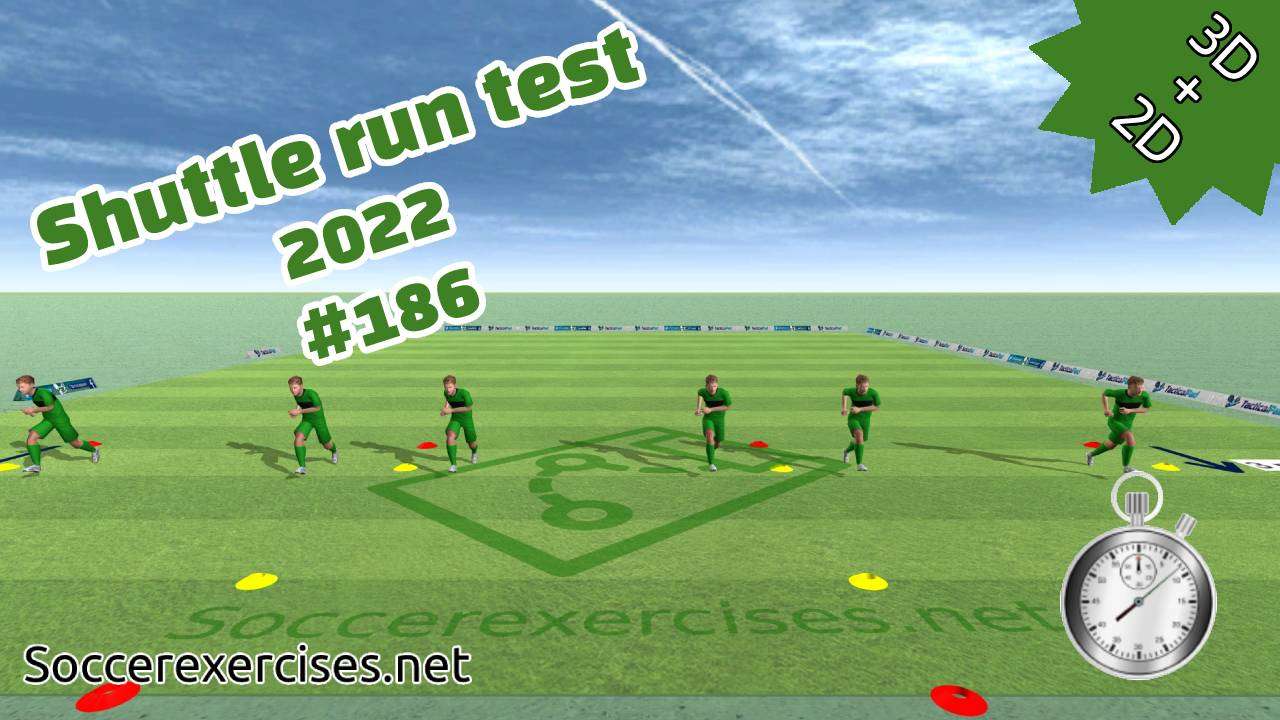 #186 Shuttle run / beep test 2022 (complete test with free music download)