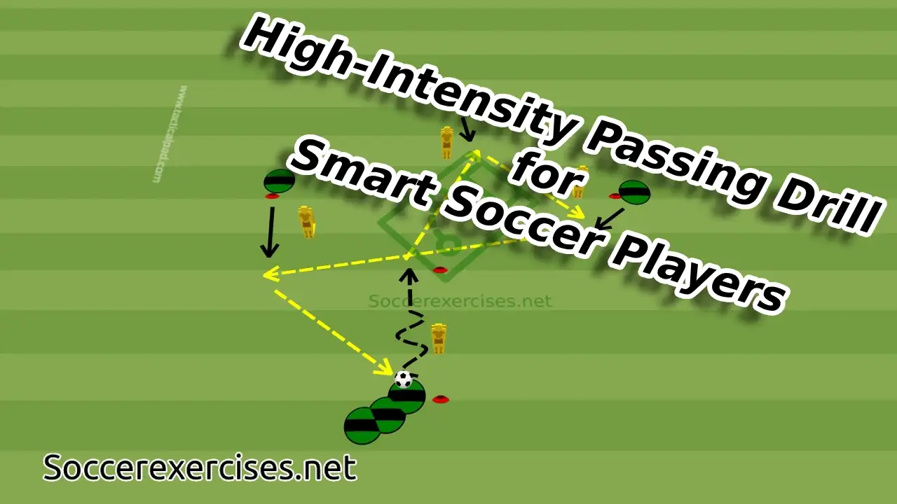 #376 High-Intensity Passing Drill for Smart Soccer Players ⚽🧠 | Soccer Exercises