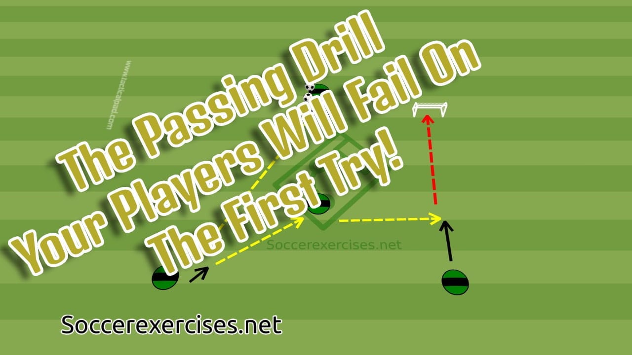 #398 The Passing Drill Your Players Will Fail On The First Try! 🛑⚽ | Soccer Exercises